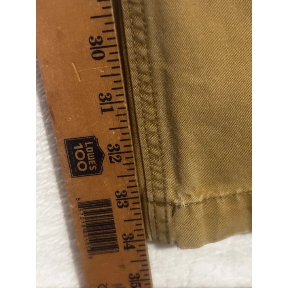 American Eagle Pants 32x34 Khaki Relaxed Straight Chino Pants Cotton